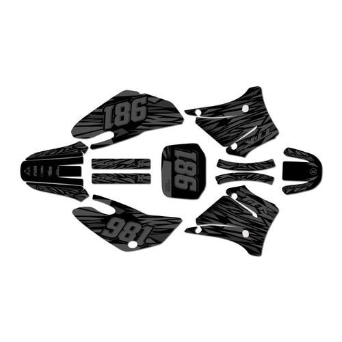 yamaha ttr125 graphics kit 2000-2007 twitch series smoke