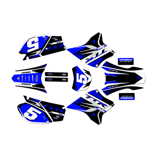 yamaha ttr230 graphics kit all years turbo series blue-shift