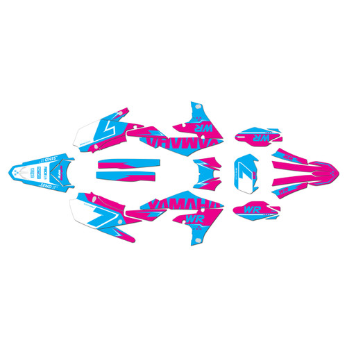 yamaha wr250f graphics kit 2020-2024 legend series magenta