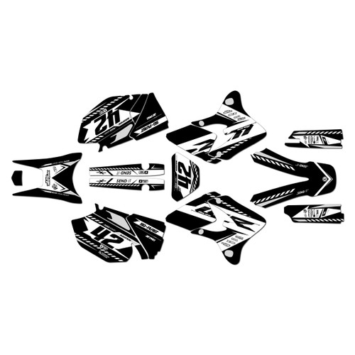 yamaha wr250f graphics kit 2003-2004 lethal series white