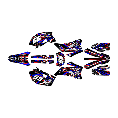 yamaha wr450f graphics kit 2007-2011 prime series red