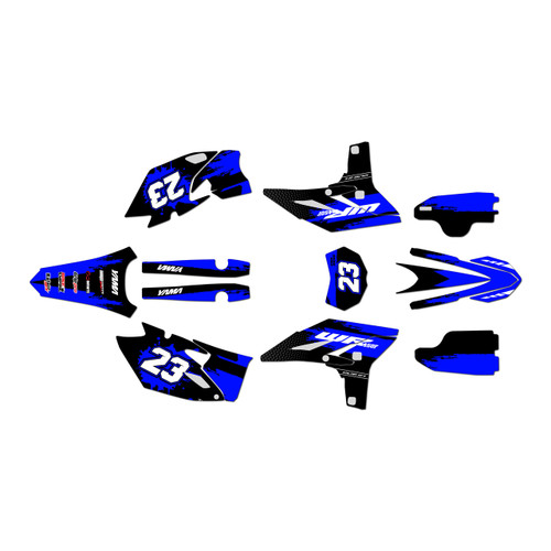 yamaha wr450f graphics kit 2012-2015 splash series blue