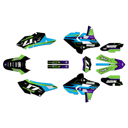 Suzuki DR-Z400 POLISPORT RESTYLE Graphics Kits | All Years | KalairGFX