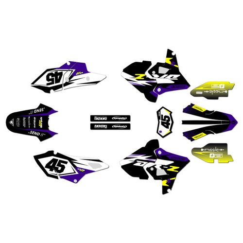suzuki drz400p graphics kit 2000-2024 division series purple