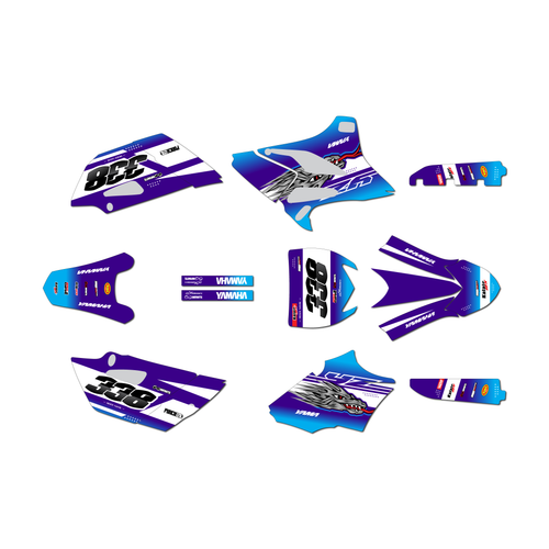 yamaha yz85 graphics kit 2019-2021 blitz series purple