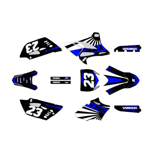 yamaha yz85 graphics kit 2015-2018 fh series blue