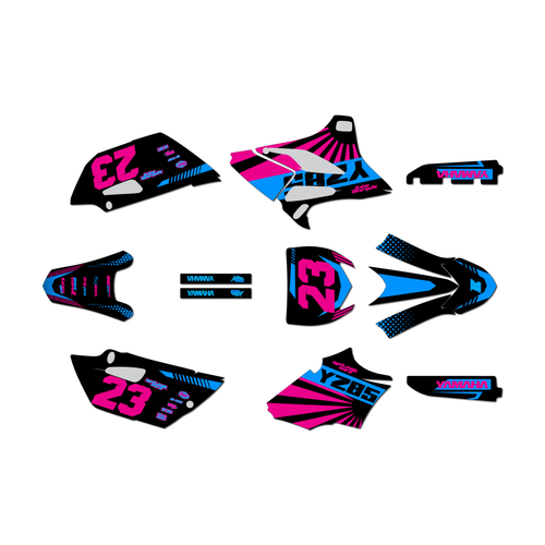 yamaha yz85 graphics kit 2019-2021 fh series cm