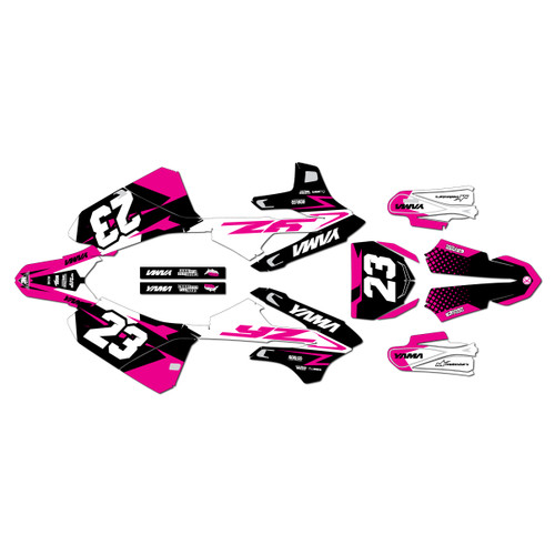 yamaha yz85 graphics kit 2022-2026 evader series magenta