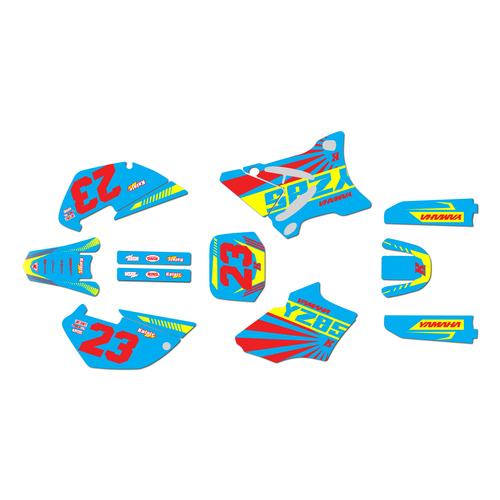 yamaha yz85 graphics kit 2002-2014 fh series krazy