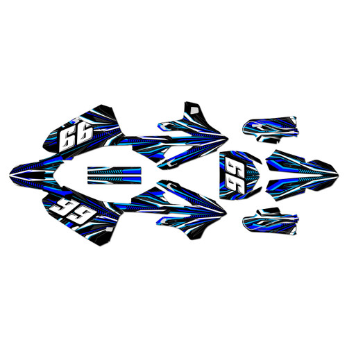 yamaha yz85 graphics kit 2022-2026 prime series blue