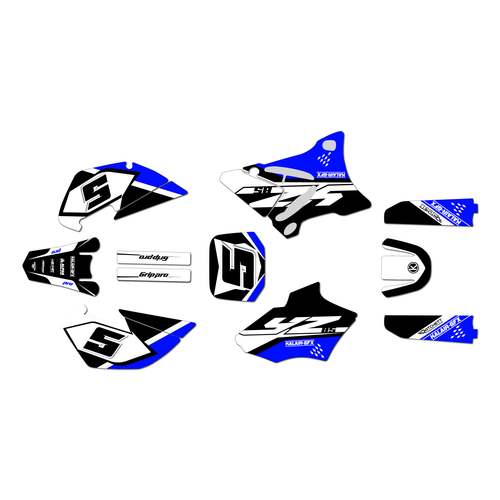 yamaha yz85 graphics kit 2002-2014 venom series white