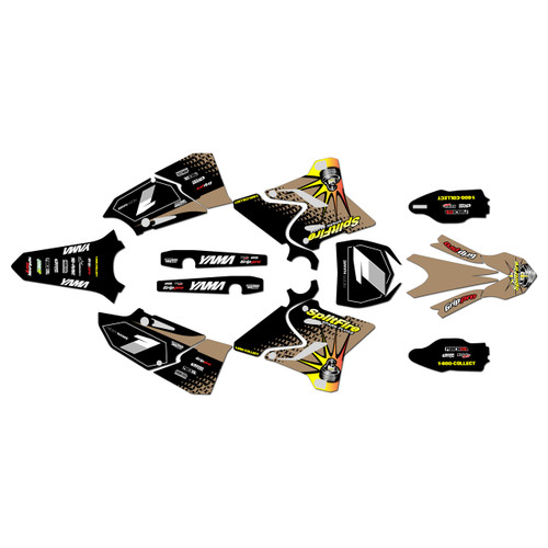 yamaha yz250 graphics kit 2015-2021 lancaster series tan