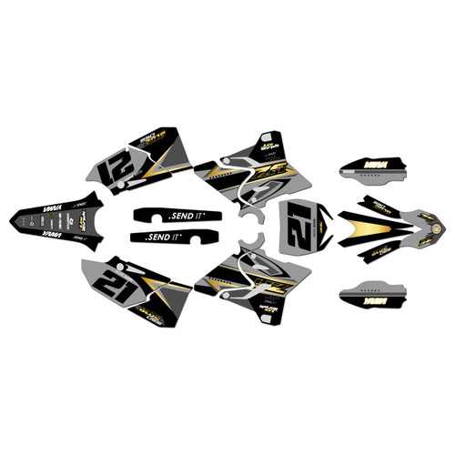 yamaha yz125 graphics kit 2015-2021 og-crew series gold