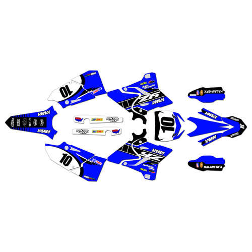 yamaha yz125 graphics kit 2015-2021 speed series blue