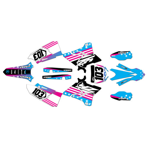 yamaha yz125 graphics kit 2015-2021 usa series cm