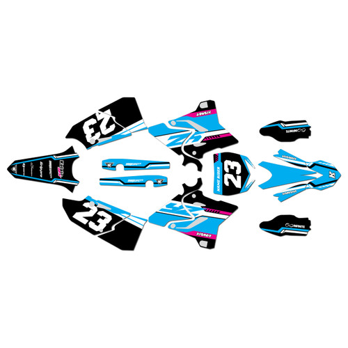 yamaha yz125 graphics kit 2015-2021 viper series cm