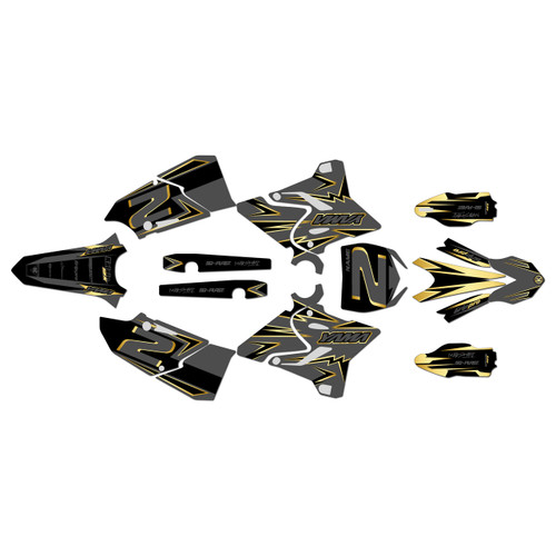 yamaha yz250 graphics kit 2015-2021 vision series gold