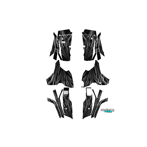 honda fourtrax graphics kit 2013-2026 prime series smoke