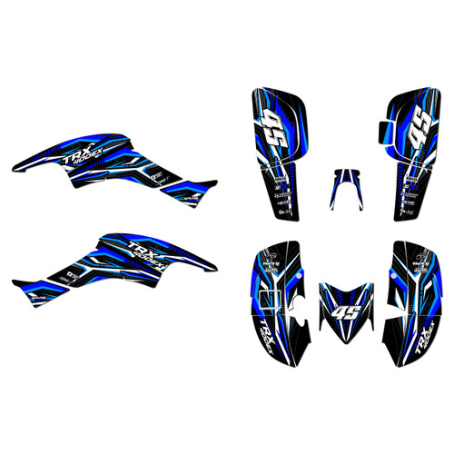 honda trx400ex graphics kit 2005-2007 prime series blue