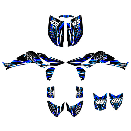 honda trx450r graphics kit 2006-2017 prime series blue