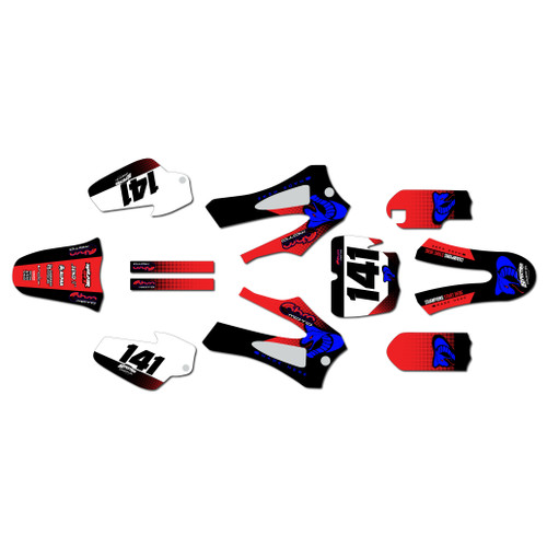 cobra cx50jr graphics kit 2014-2021 factory series red