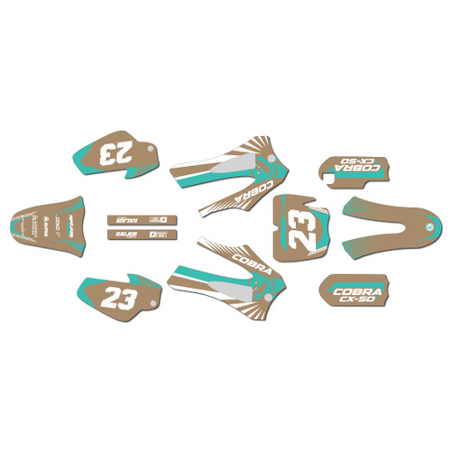 cobra cx50jr graphics kit 2014-2021 fh series teal