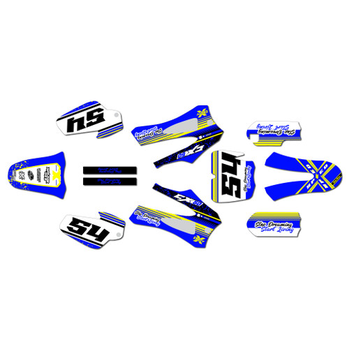 cobra cx50jr graphics kit 2014-2021 split series blue