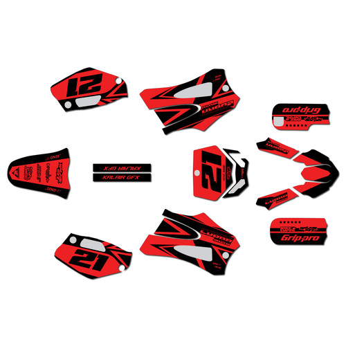cobra cx50jr graphics kit 2022-2024 crew series red