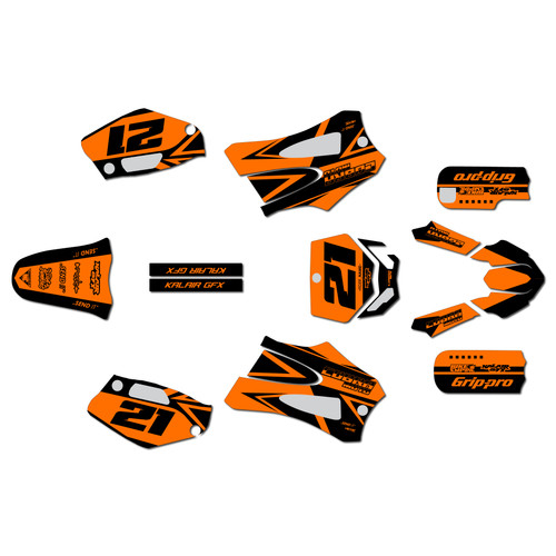 cobra cx50jr graphics kit 2022-2024 crew series orange