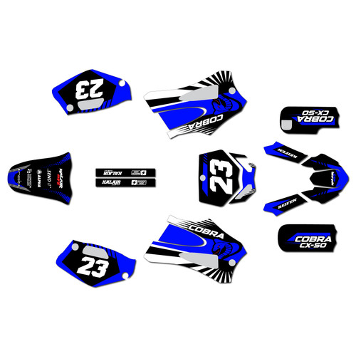 cobra cx50jr graphics kit 2022-2024 fh series blue