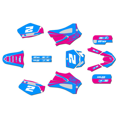 cobra cx50jr graphics kit 2022-2024 lightning series magenta