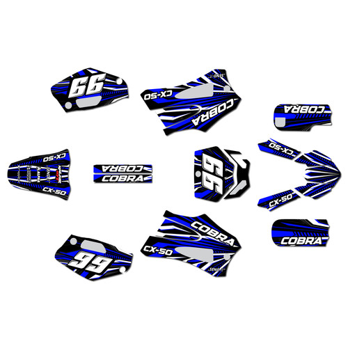 cobra cx50jr graphics kit 2022-2024 prime series blue