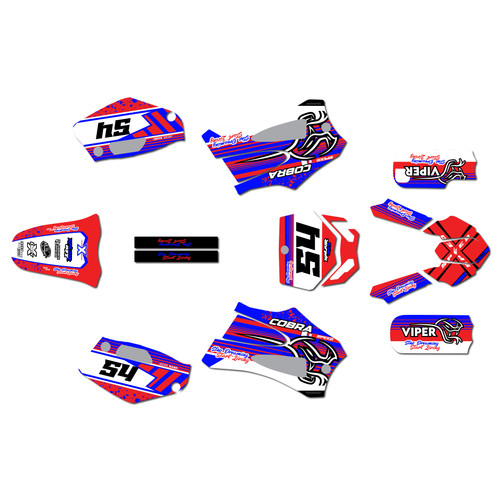 cobra cx50jr graphics kit 2022-2024 pulse series red