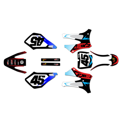 cobra cx50sr graphics kit 2010-2011 division series red
