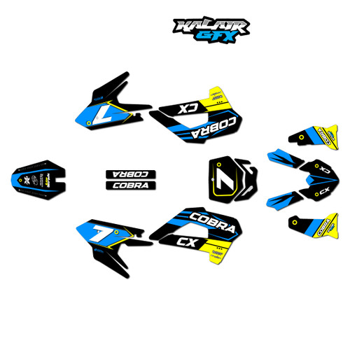 cobra cx3e graphics kit 2025 bolt series cyan