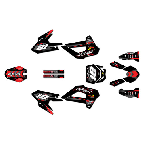 cobra cx50jr graphics kit 2025 rebel series red
