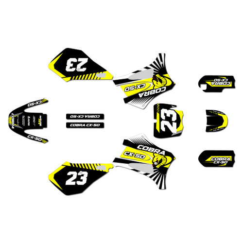 cobra cx50sr graphics kit 2012-2020 fh series yellow