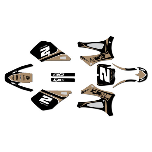 cobra cx50sr graphics kit 2010-2011 lightning series tan