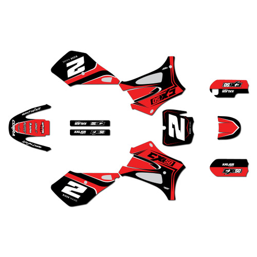 cobra cx50sr graphics kit 2012-2020 lightning series red