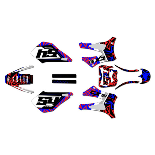 cobra cx50sr graphics kit 2010-2011 orion series blue