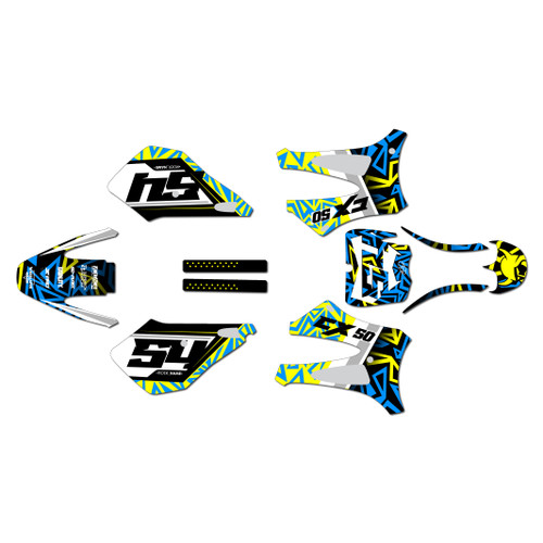 cobra cx50sr graphics kit 2010-2011 orion series yellow