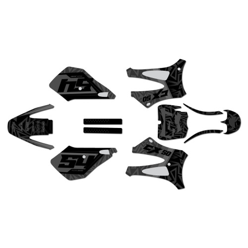 cobra cx50sr graphics kit 2010-2011 orion series smoke