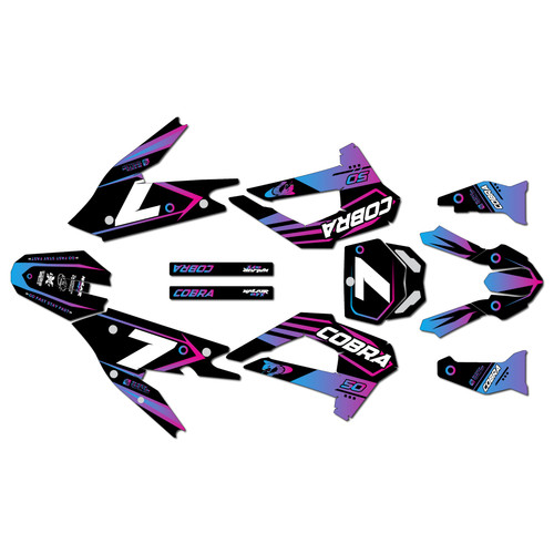 cobra cx50srx-fwe graphics kit 2021-2025 bold series magenta