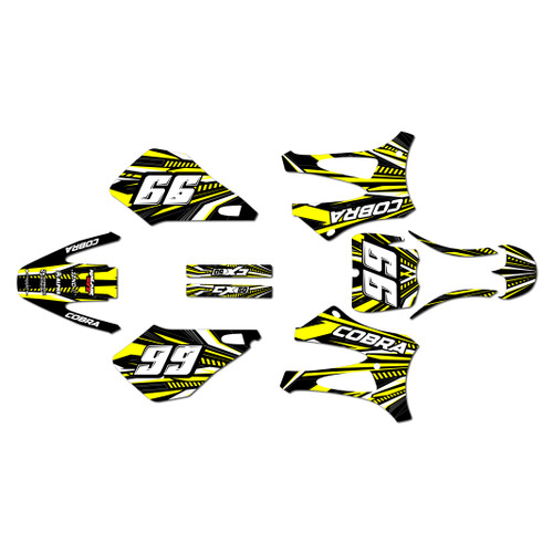 cobra cx50sr graphics kit 2010-2011 prime series yellow