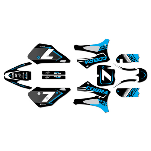 cobra cx65 graphics kit 2010-2021 bolt series cyan