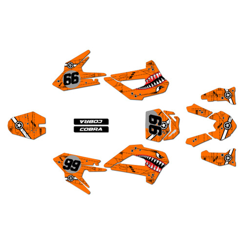 cobra cx3e graphics kit 2025 predator series orange