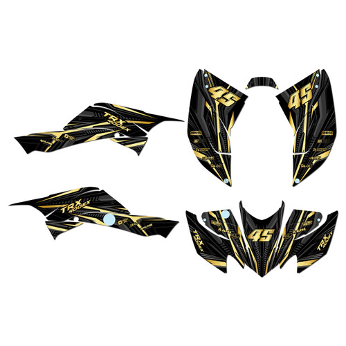 honda trx400ex graphics kit 2008-2016 prime series gold