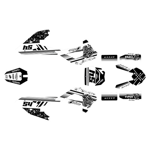 cobra cx65 graphics kit 2022-2025 pulse series white