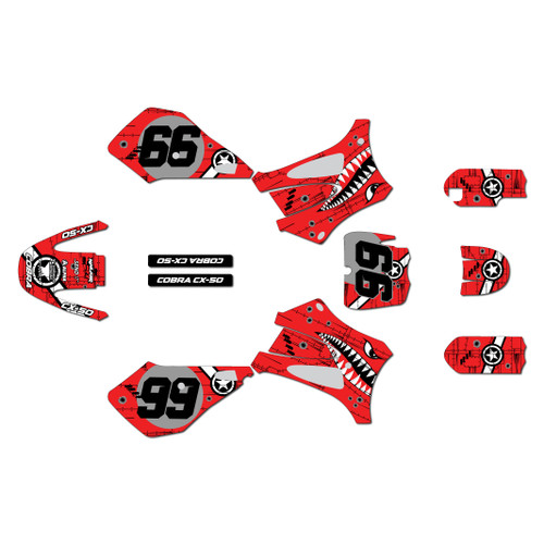 cobra cx50sr graphics kit 2012-2020 predator series red