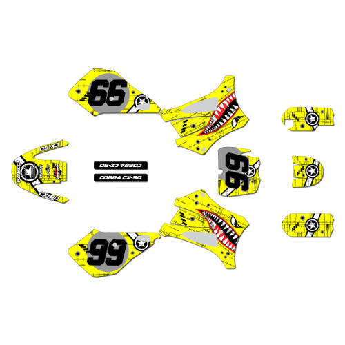 cobra cx50sr graphics kit 2012-2020 predator series yellow
